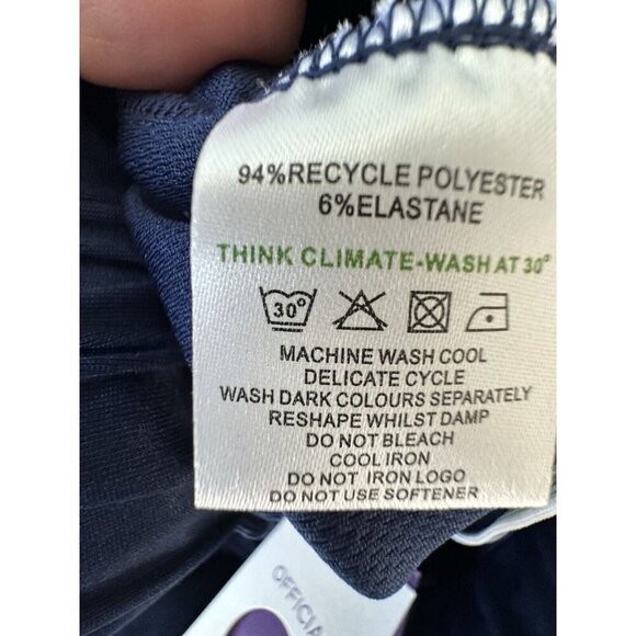 NWT Kids Wimbledon Official Tennis Performance Shorts Size youth 4 - 5 Yrs Navy - Picture 5 of 9